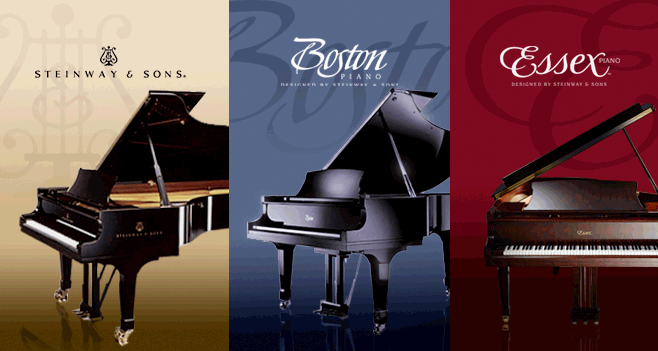 Steinway, Boston, Essex Steinway, Boston, Essex